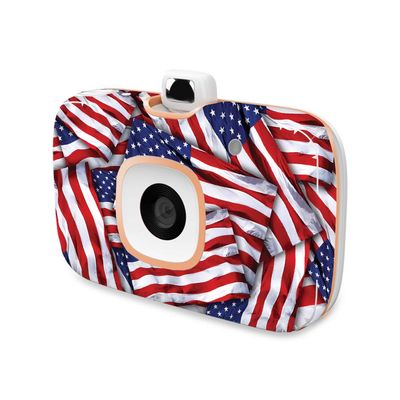 MightySkins Skin Compatible with HP Sprocket 2-in-1 Photo Printer - Patriot | Protective, Durable, and Unique Vinyl Decal wrap Cover | Easy to Apply, Remove, and Change Styles | Made in The USA
