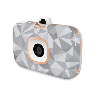 MightySkins Skin Compatible with HP Sprocket 2-in-1 Photo Printer - Gray Polygon | Protective, Durable, and Unique Vinyl Decal wrap Cover | Easy to Apply, Remove, and Change Styles | Made in The USA