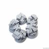 Tiny-Furniture #229-4 - Bases 25mm - Temple of Death - UNPAINTED view 2