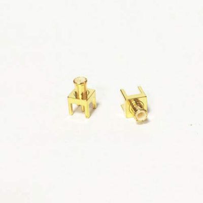 5X MCX Male Plug RF Coax Connector PCB Mount Straight Goldplated PTFE New