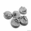 Tiny-Furniture #229-7 - Bases 25mm - Village Road - UNPAINTED view 2