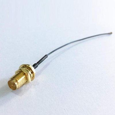 1X RP-SMA Female Jack to IPX IPEX U.FL MHF4 RF Jumper Cable 0.81mm 10cm Long