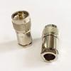 1PC UHF PL259 Male RF clamp Connector for RG8 RG213 Cable Nickel Straight New view 1
