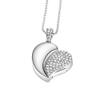 GARRULAX USB Flash Drive, Diamond Heart 8GB / 16GB / 32GB USB2.0 Waterproof USB Memory Stick Date Storage Pendrive Thumb Drives (32GB, Silver Heart) view 1