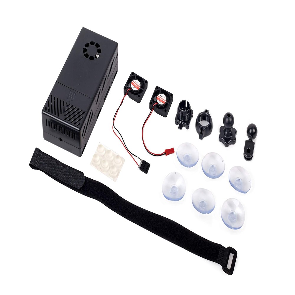 Electronic Module Casing Summitlink V3 Case Dual Fans for ADS-B Kit Fits AHRS Module and GPYes ...