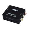 Gimax Mini Composite 1080P HDMI to RCA Audio Video AV CVBS Adapter Converter For TV AT - (Color: Black) view 3