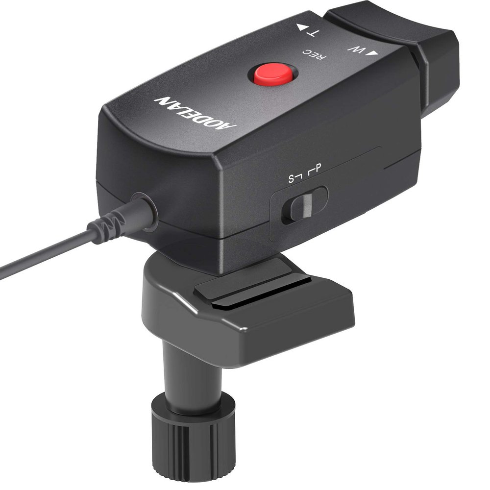 AODELAN Lanc Camcorder Zoom Controller - Video Camera Zoom and Video Recording Remote Control with 2.5mm Jack Cable for Sony 190P 150P 198P VX2000E for Canon for Panasonic Camera