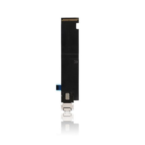 Best Shopper - Replacement Charging Charge Port Flex Cable - Silver Compatible with iPad Pro 12.9" (2017)