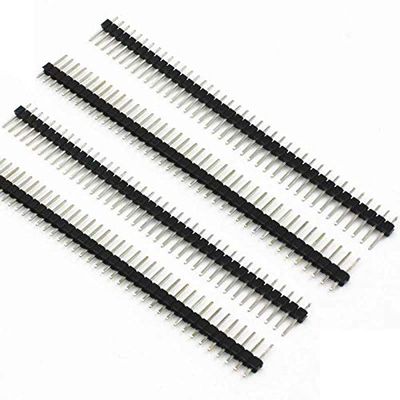 Stayhome 1Set 20PCS 40Pin 2.54mm Single Row Straight Male Pin Header Connector Strip for PBC Ardunio