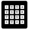 96BB2-006-R, Keypad 16 Key Terminal Pins 5mA 12VDC 1000000Cycle 1.72N (2 Items) view 1