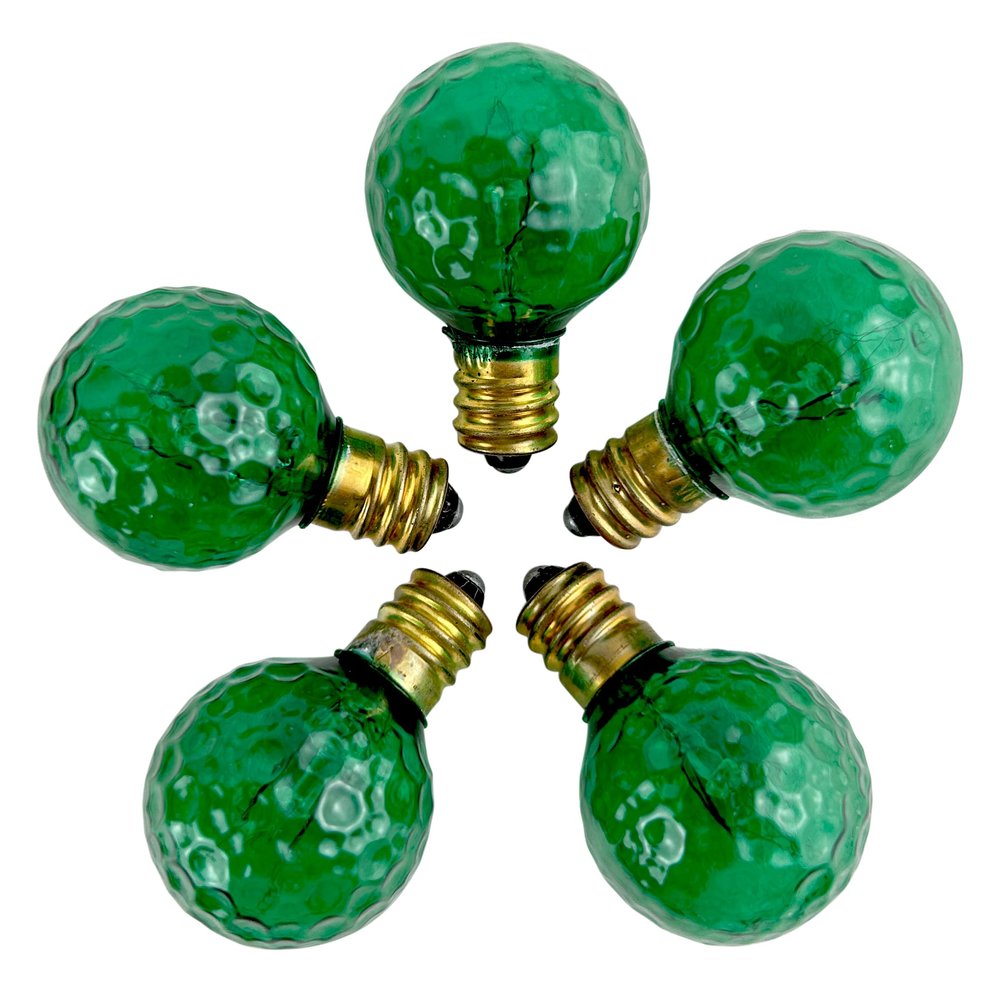 National Artcraft Random Blinking 7 Watt Incandescent Light Bulbs- Pkg/10 (Green)