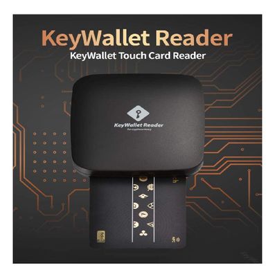KeyWallet Reader KeyWallet TOUCH Card Reader Device Hardware BTC LTC ETH BCH