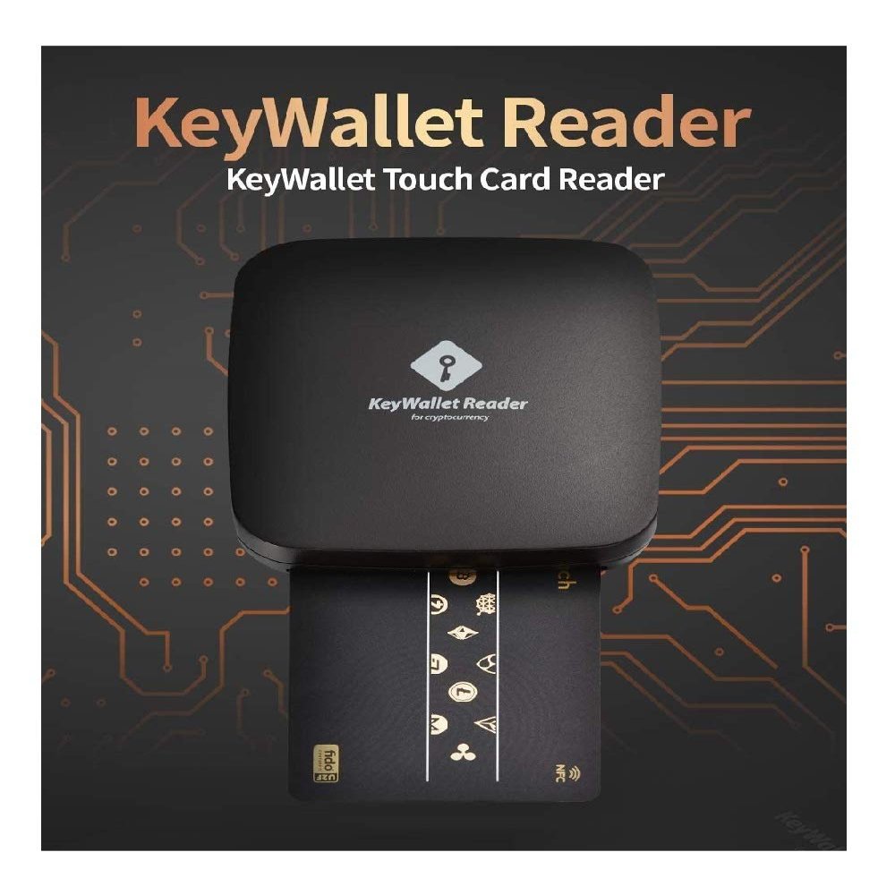 KeyWallet Reader KeyWallet TOUCH Card Reader Device Hardware BTC LTC ETH BCH