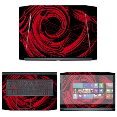 Decalrus - Protective Decal Abstract Rose Skin Sticker for Acer Predator Helios 300 PH317 (17" Screen) case Cover wrap ACpredatorHelios17-91