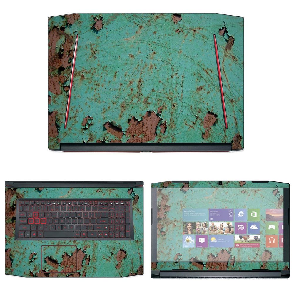 Decalrus - Protective Decal Rust Skin Sticker for Acer Predator Helios 300 PH317 (17" Screen) case Cover wrap ACpredatorHelios17-111