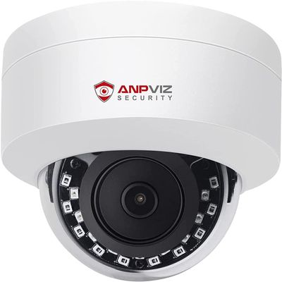 Anpviz 5MP PoE IP Dome Camera with Audio/Mic, IP Security Camera Outdoor Indoor, 98ft IR Night Vision, IP66 Waterproof, 2.8mm Lens, 24/7 Recording, Human Detection, Not PTZ, NDAA Compliant (U Series)