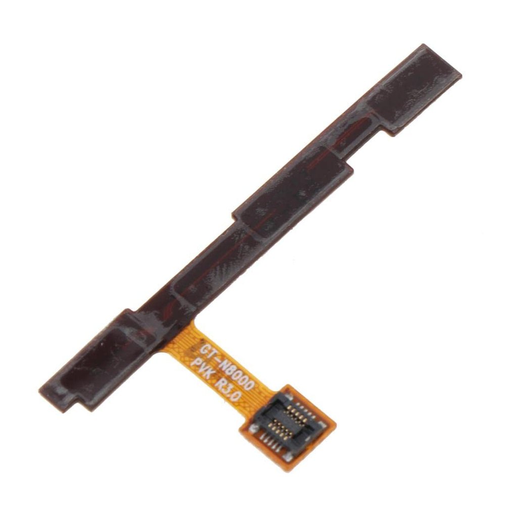 Almencla 1pc Key Power On/Off and Volume Side Button Flex Cable Unit for Samsung Galaxy Note N8000 N8010 Replace Repair Assembly