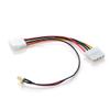 Gimax 3 Pins to 4 Pins IDE Power Connector Cable Extension Cord Adapter For PC CPU Fan Computer Cables Connectors P20 view 1