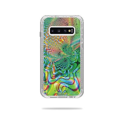 MightySkins Skin Compatible with Lifeproof Next Case Samsung Galaxy S10+ - Psychedelic | Protective, Durable, and Unique Vinyl Decal wrap Cover | Easy to Apply, Remove | Made in The USA