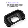 EB Eyecup,Sedremm Camera EB Eyecup Replacement Eyepiece for EOS 5D Mark II / 5D / 6D / 70D / 60D/ 50D/ 40D Cameras Viewfinder, 2 Pack view 2