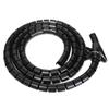 1pc 25mm Spiral Wrapping Band 2m Black Cable Tidy Cord Wire Banding Loom Storage Organizer view 1