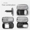 Surblue Electronics Organizer Accessories Cable Organizer Bag, Compact and Portable Waterproof Travel Cable Organizer Bag for USB cables, chargers, mobile power supplies, phones, SD cards, Black view 4