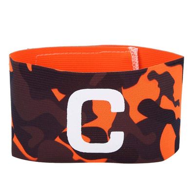 SPYMINNPOO Player Bands, Durability Nylon Soccer Armband Adjustable Captain Bands for Outdoor Team Sports Groups(Orange)