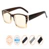 CessBlu Anti Blue Rays Eyeglasses Computer Reading Glasses(Brown-Clear) +4.0 view 2