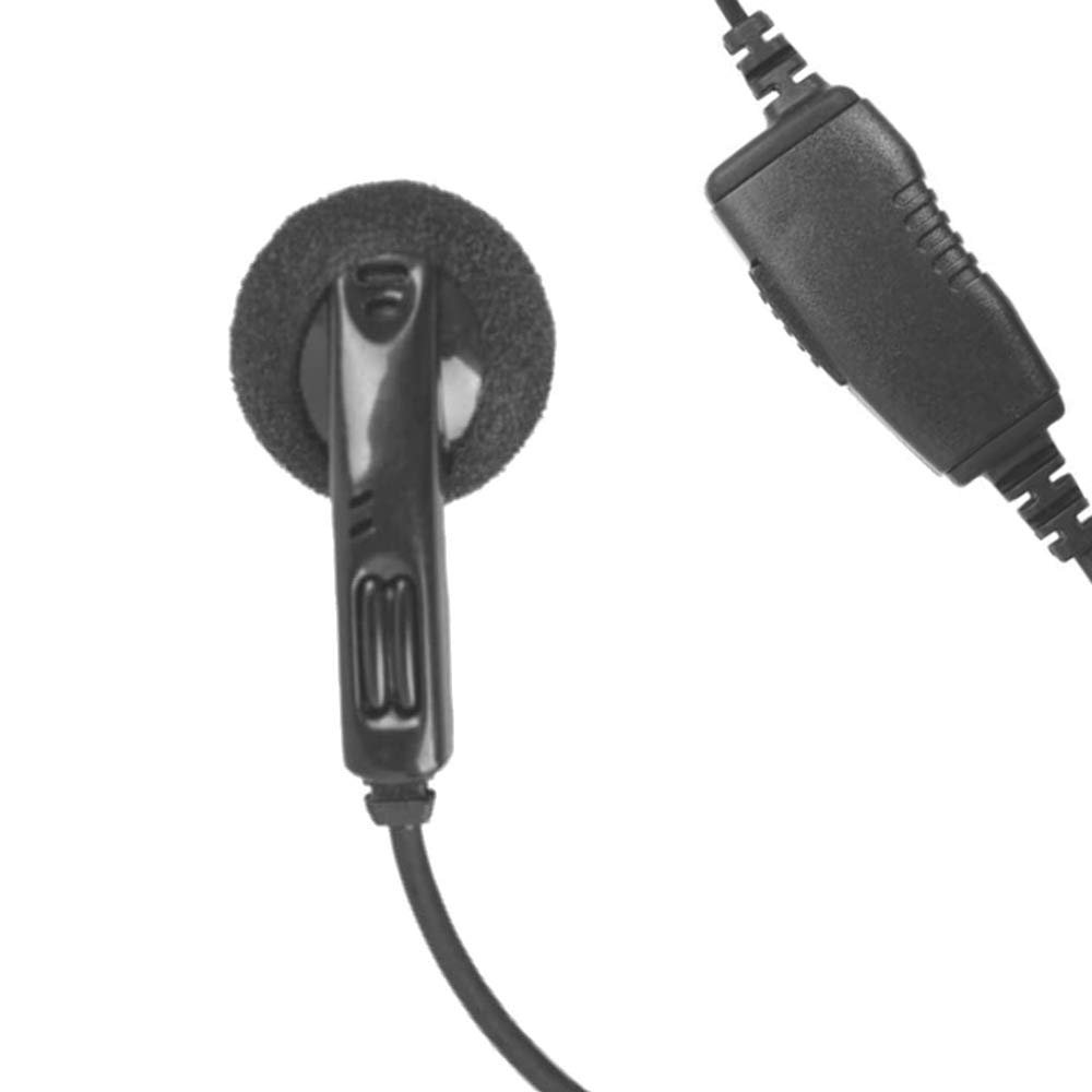 1-Wire Ear Bud Earpiece and PTT Mic for Motorola CLP1040 CLP1010 and CLP1060 Two Way Radios (Commercial Grade - 3 Year Warranty)