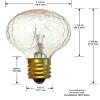 National Artcraft Random Blinking 7 Watt Incandescent Light Bulbs- Pkg/10 (Clear) view 2