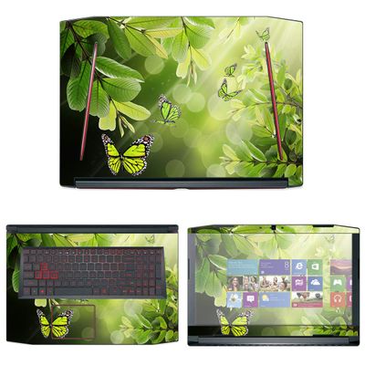 Decalrus - Protective Decal Butterfly Skin Sticker for Acer Predator Helios 300 PH317 (17" Screen) case Cover wrap ACpredatorHelios17-132