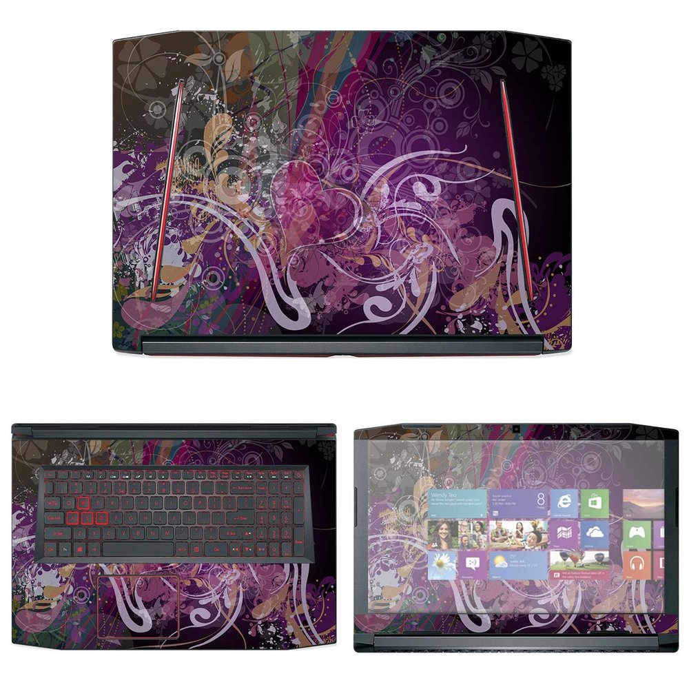 Decalrus - Protective Decal Skin Sticker for Acer Predator Helios 300 PH317 (17" Screen) case Cover wrap ACpredatorHelios17-136
