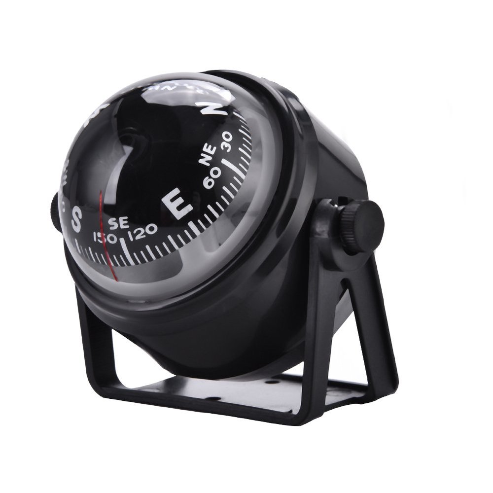 Boat Vehicle Night Vision, Black Electronic Compass for Boats and Vehicles