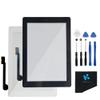 KAKUSIGA Compatible with ipad 3rd Touch Screen Glass Digitizer Replacement, Home Button Flex, Adhesive Tape,Repair Tools kit (White) view 1