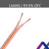 JAVEX 14-Gauge AWG Audio Speaker Wire Cable (50 FT), [OFC Oxygen-Free Copper] Thin Flat Cable for Automotive Car Stereo Audio, HI-FI Stereo, Home Theater view 3