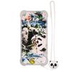 Case for Orbic Rc501l Case Silicone Border + PC Hard backplane Stand Cover Luminous Effect XM view 1