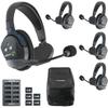 Eartec UL5S Ultralite-HD 5-Person Full Duplex Wireless Intercom Headset Communication System, Single Ear Headsets, Up to 1000ft Range, U.S. Company view 1