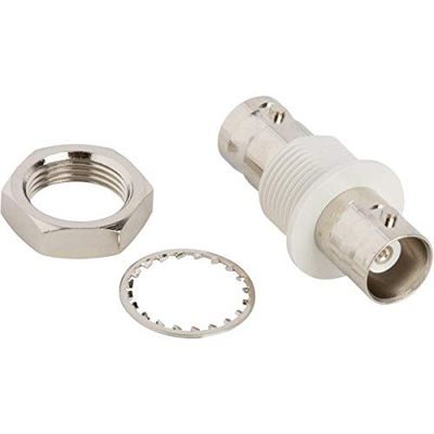 031-4803, Conn BNC Adapter 0Hz to 4GHz 50Ohm ST Panel Mount RCP/RCP Silver (2 Items)