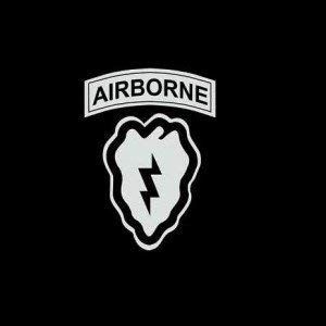 25th Infantry Airborne Vinyl Decal Stickers - Sticker Graphic - Auto, Wall, Laptop, Cell, Truck Sticker for Windows, Cars, Trucks