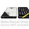 Skin Decal Vinyl Wrap for Samsung Galaxy Note 9 | Decal Stickers Skins Cover| Marble White Gold Flake Granite view 2