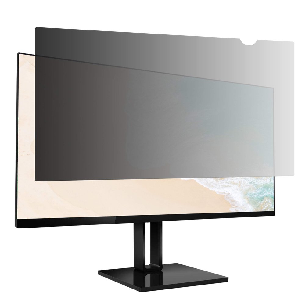Amazon Basics Privacy Screen Filter - 21.5 Inch 16:9 Widescreen Monitor, Anti-Spy, High Clarity, UV Protection, Eye Protection, Anti Glare & Blue Light Filter, Anti-Scratch (21.5" 16:9, 18.77"x10.56")
