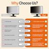 Amazon Basics Privacy Screen Filter -22 Inch 16:9 Widescreen Monitor, Anti-Spy, High Clarity, UV Protection, Eye Protection, Anti Glare & Blue Light Filter, Anti-Scratch (22" 16:9, 18.76"x10.56") view 3