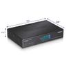 TRENDnet 5-Port Gigabit EdgeSmart PoE+ Switch, 4 x Gigabit PoE+ Ports, 1x Gigabit Port, 31W PoE Power Budget, Managed PoE+ Switch, Wall mountable, Black, TPE-TG50ES view 2