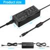 TKDY 24V 2.5A Power Supply Adapter fit for 24V LED Light Strips, Soundbar, Printer, Electronic Cutting Machine etc. AC 100-240V to DC 24 Volt 2.5 Amp 60W Converter with 5.5 * 2.5mm DC Plug Tip. view 4