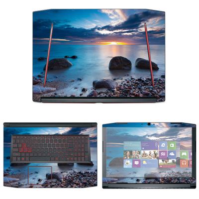 Decalrus - Protective Decal Serene Rockscape Skin Sticker for Acer Predator Helios 300 PH317 (17" Screen) case Cover wrap ACpredatorHelios17-255