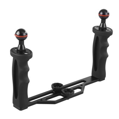 Poyinco Underwater Video Light Stabilizer Tray, Lightweight Aluminium Tray for GoPro OSMO and Any Other Camera with 1/4 inch Screw Hole