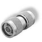 AMPHENOL UG-57B/U N TYPE PLUG TO N TYPE PLUG, BODY MATERIAL: BRASS, BODY FINISH: SILVER, CONTACT FINISH: SILVER, ADAPTER, NOT ISOLATED, 50 OHM, CONTACT MATERIAL: BRASS, FREQUENCY MAX: 11 GHZ