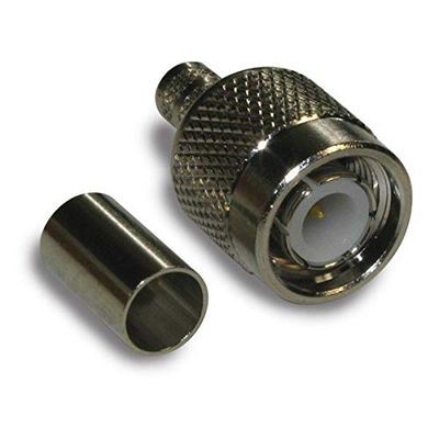 122111, RF Connector - TNC Straight Crimp Plug for RG-59 75 Ohms (10 Items)