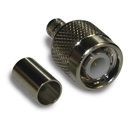122111, RF Connector - TNC Straight Crimp Plug for RG-59 75 Ohms (10 Items)