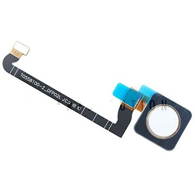 ePartSolution_Home Button Key Button Flex Cable Ribbon Fingerprint Sensor Scanner for Google Pixel 3 (2018) G013A Replacement Part USA (White)